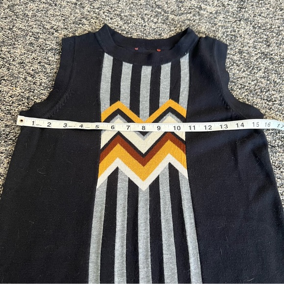 Missoni for Target Black Dress with Gold and Silver Chevron - Picture 8 of 9